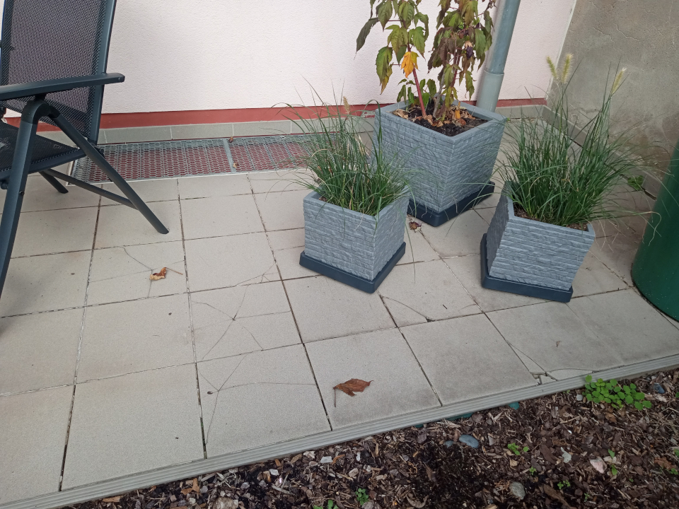 Terasse vorher